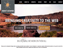 Tablet Screenshot of burst-designs.com